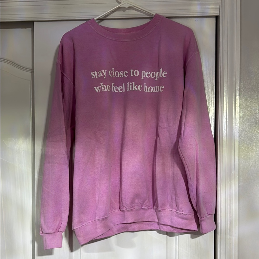 PacSun Pink Crew Neck Sweater